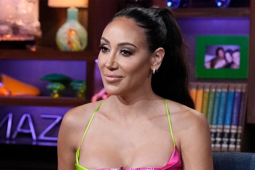 Melissa Gorga at the WWHL Clubhouse in New York City.