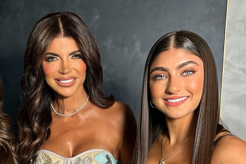 Teresa Giudice and Audriana Giudice smiling next to each other.