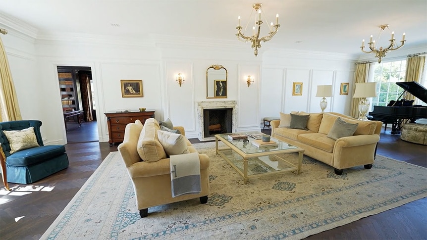 The sitting room of Josh Flagg's listing.