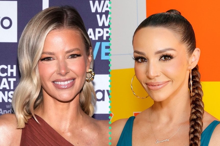 A split of Ariana Madix and Scheana Shay.