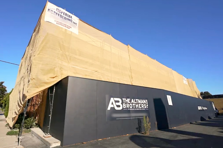 Exterior of Josh Altman's new office space for The Altman Brothers Agency