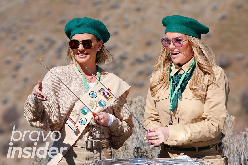 Whitney Rose and Heather Gay dressed as girl scouts