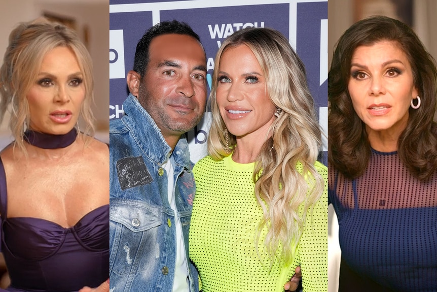 Split of Tamra Judge, Jenn Pedranti with Ryan Boyajian, and Heather Dubrow