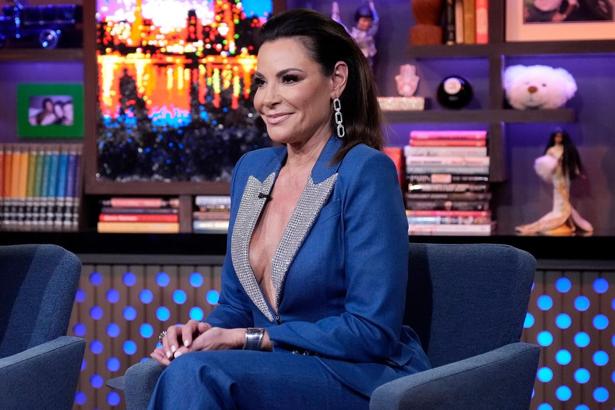 Luann De Lesseps at the Watch What Happens Live clubhouse.