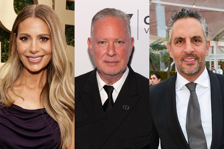 A split of Mauricio Umansky, Paul Kemsley, and Dorit Kemsley