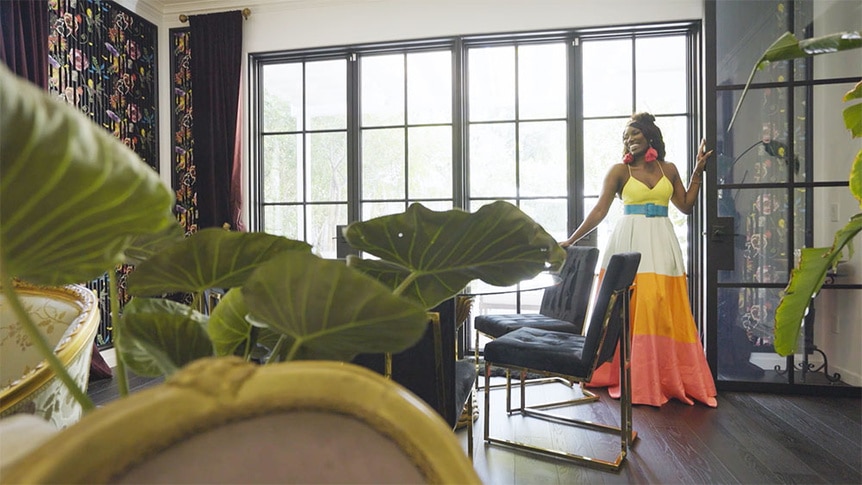 Bozoma Saint John's living room in her home.