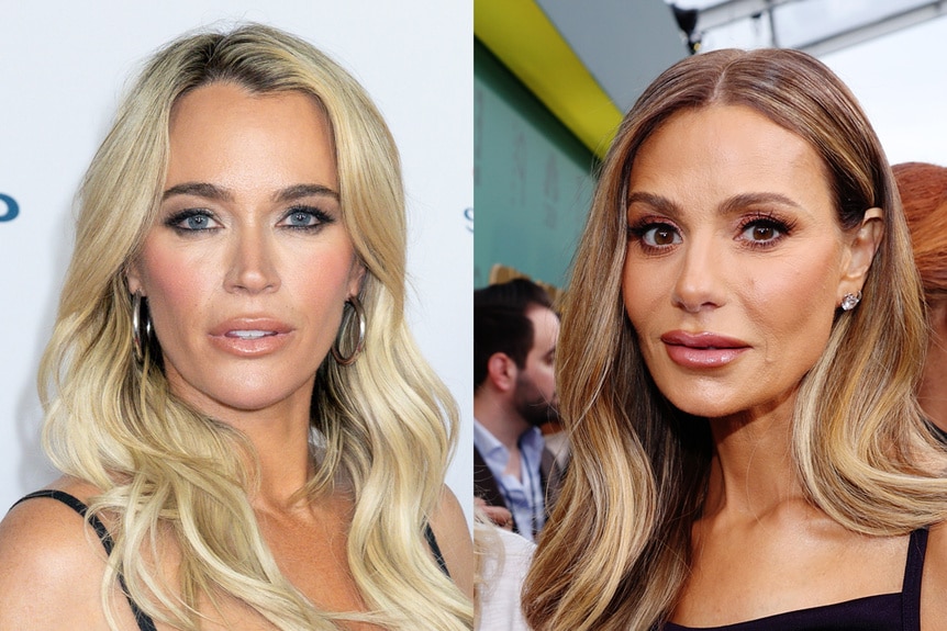 Split of Teddi Mellencamp and Dorit Kemsley on red carpets