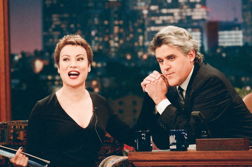 Jennifer Tilly on the Tonight Show with Jay Leno.